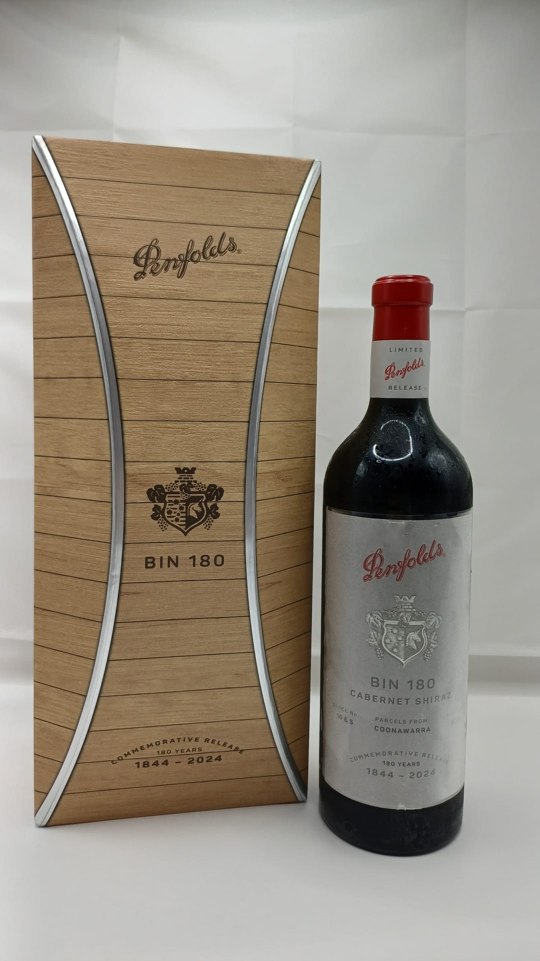 (image for) Penfolds Bin 180 Cabernet Shiraz Coonawarra 2012 [HH 99]